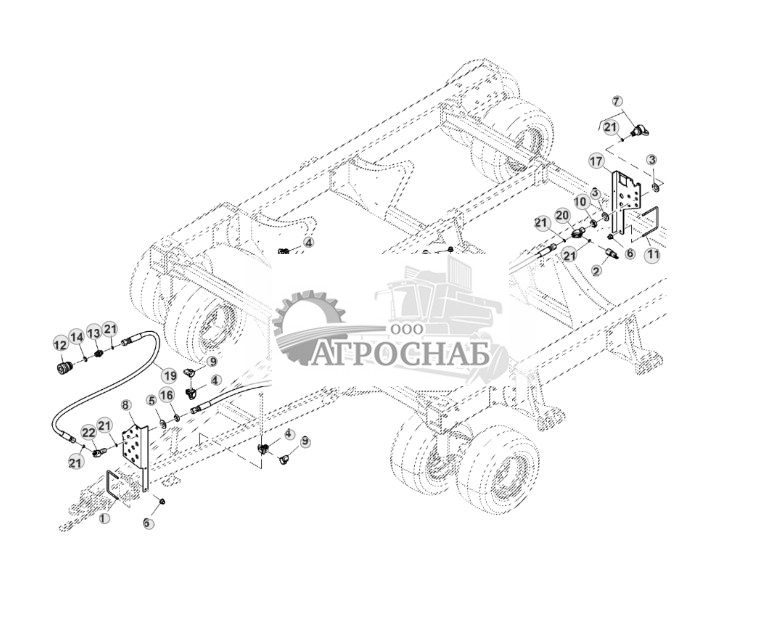 Brakes Flow Thru Hydraulic Hoses, TBH ( - 770100) - ST870467 156.jpg